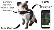 Portable Surveillance System GPS Pet Tracking Collars for Hunting Dogs Size:L