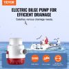 VEVOR Bilge Pump, 3000GPH 12V Automatic Submersible Boat Bilge Water Pump with Float Switch, 1.6" Outlet Diameter, Small Boat Bilge Pump