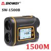 Telescope Laser Range Finder Digital Distance Meter Hunting Monocular Golf Rangefinder LCD Display Roulette Tape Measure