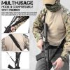 QD Sling 2 Point Sling Quick Adjust Gun Sling With HK Hook Soft Shoulder Pad Sling, Rifle Sling For Hunting Tactical Strap