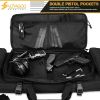 VOTAGOO Double Rifle Case Gun Bag, Safely Long-Barrel Firearm Transportation Cases Locks